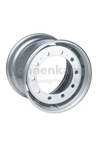 LKW-FELGE 14.00 X 19.5, ALV, SILBER RAL9006