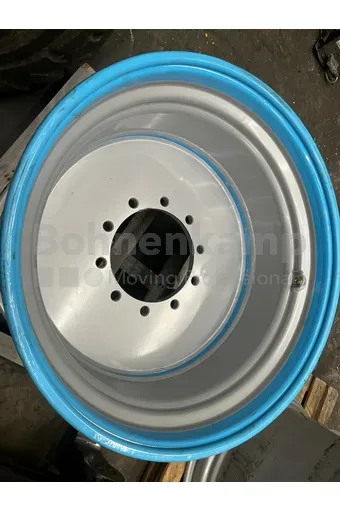 Fixfelge DW 27 X 32 RAL9006/Stripe blue