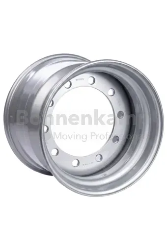 LKW-FELGE 14.00 X 22.5, ALV, SILBER RAL9006