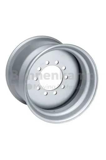 1x Rim 14.00 x 19.5, External Valve, Silver RAL9006