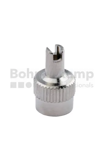 Schlüsselventilkappe, Verchromt