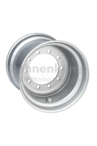 1x Rim AG 20.00 x 22.5 H2, External Valve, Silver RAL9006