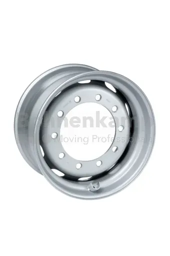 Rim 11.75 x 22.5, External Valve, Silver RAL9006